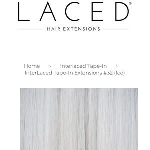 18” Laced (100% human, tape-in) Hair Extensions